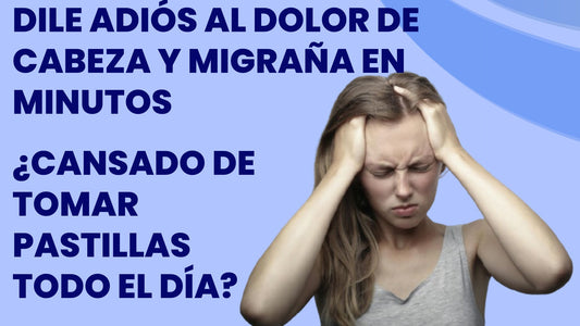 Bye Bye Migraña Gorro para el dolor de Cabeza y Migraña