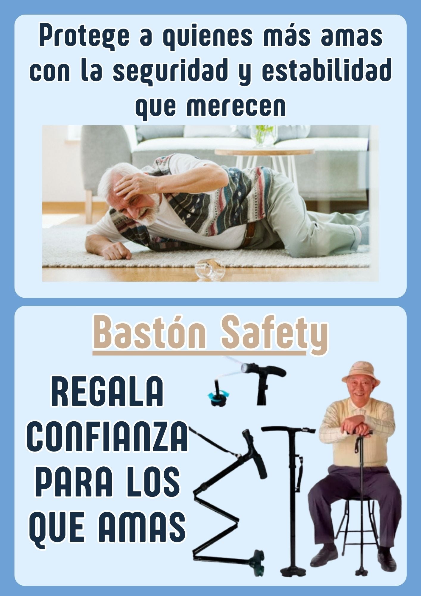 Bastón Safety- Regala Seguridad