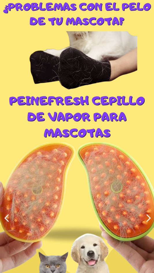 PeineFresh Cepillo De Vapor Para Mascotas